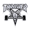 Thrasher Skategoat Patch - White
