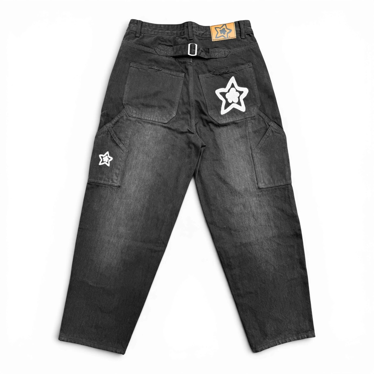 Star Team Baggy Carpenter Star Jeans - Black