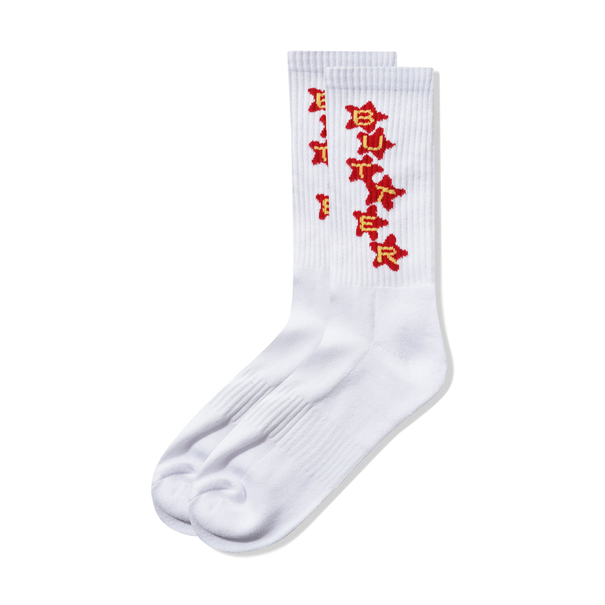Butter Goods Stars Socks - White