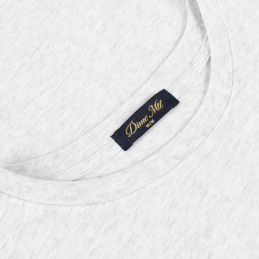 Dime Cursive Tee - Ash