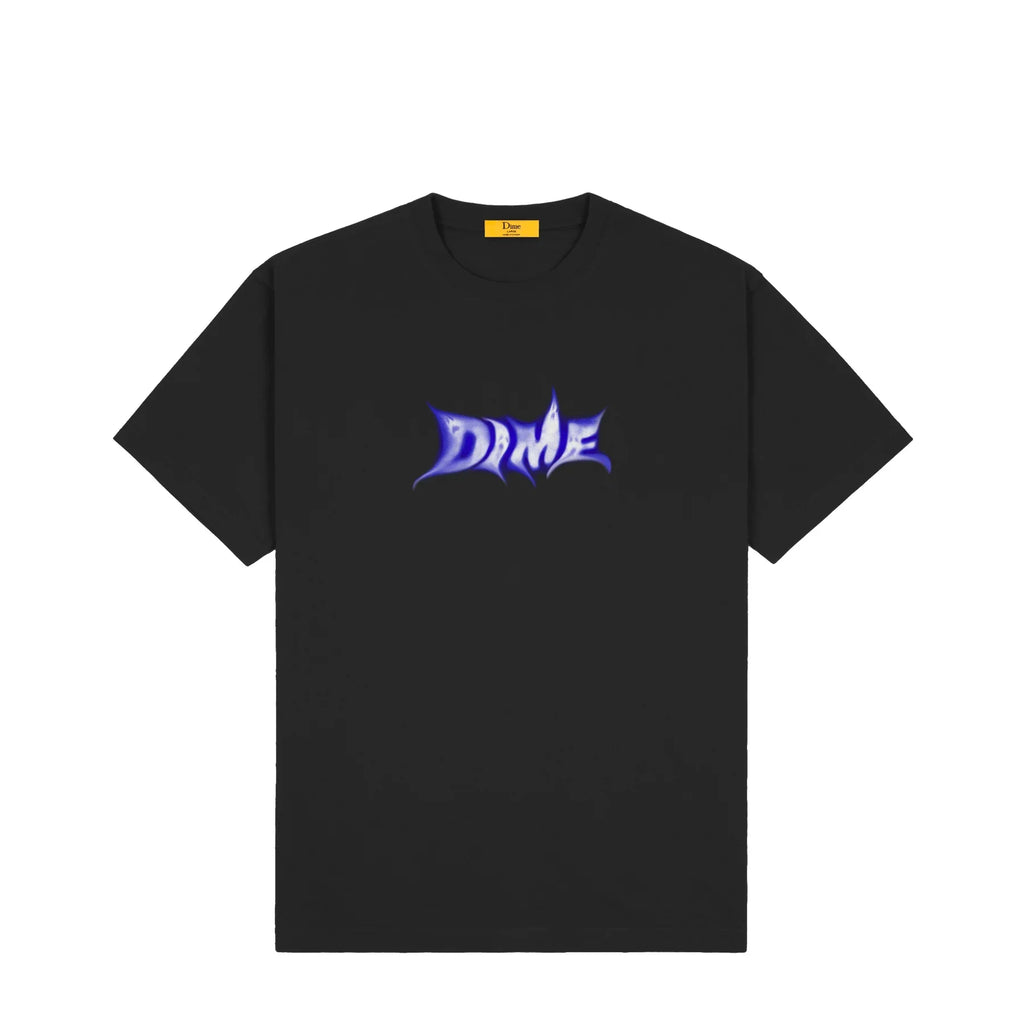 Dime Ghostly Font Tee - Black