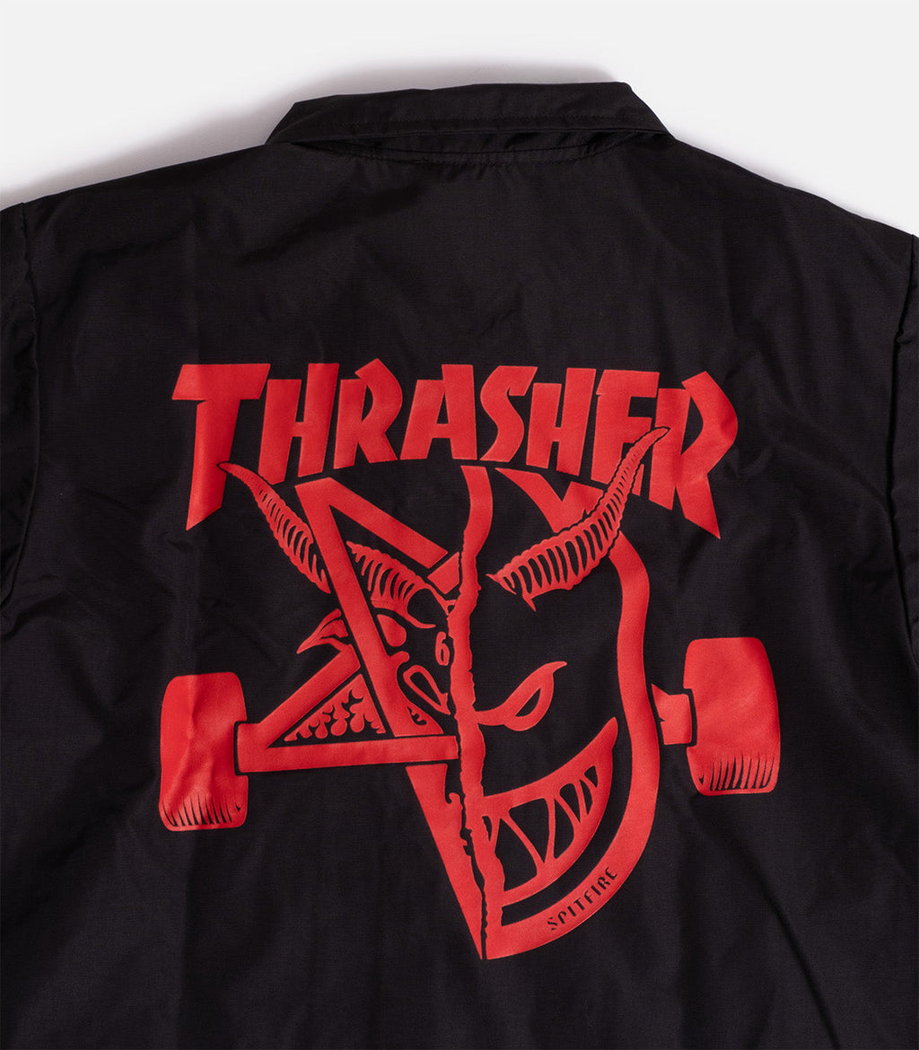Thrasher X Spitfire Thrash & Burn Coach Jacket