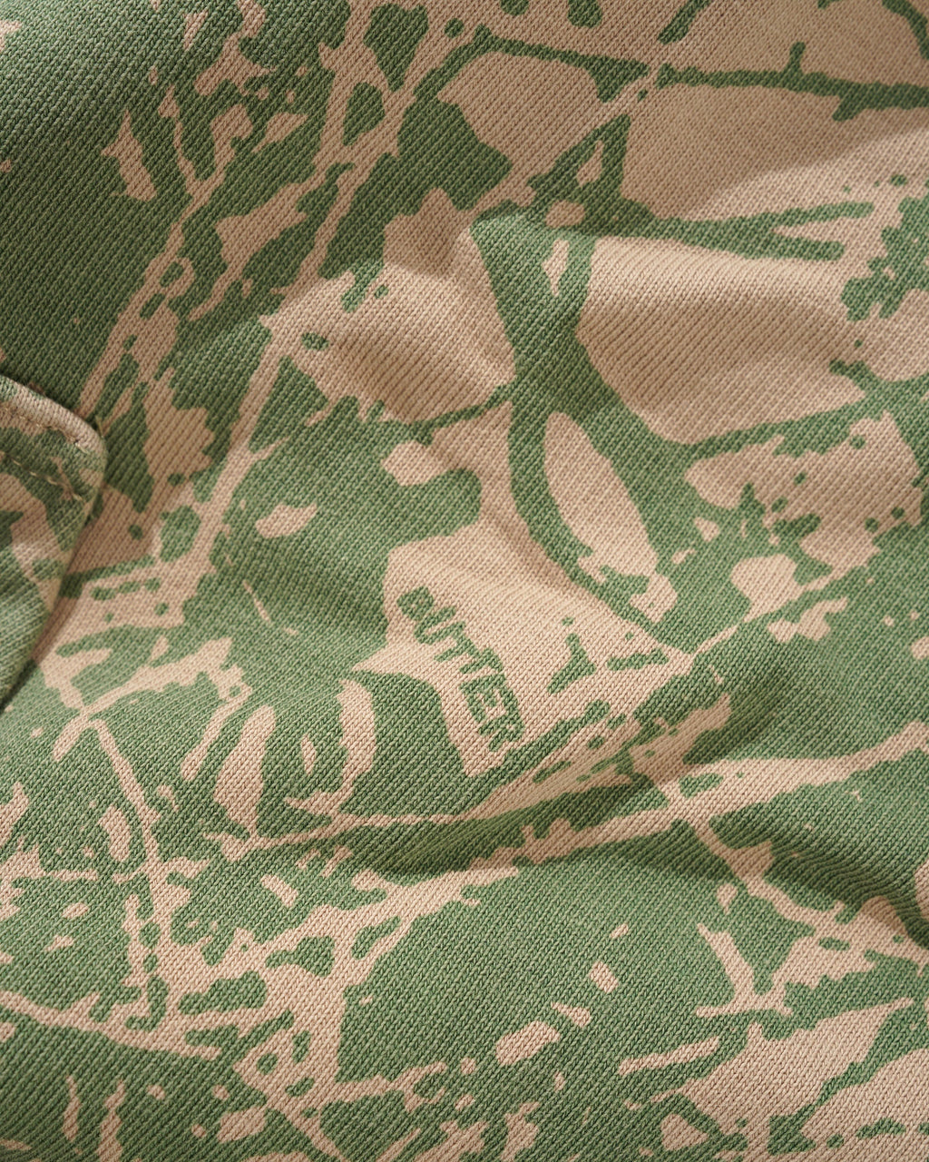 Butter Goods Woods Camo Zip-Thru Hoodie - Washed Sage