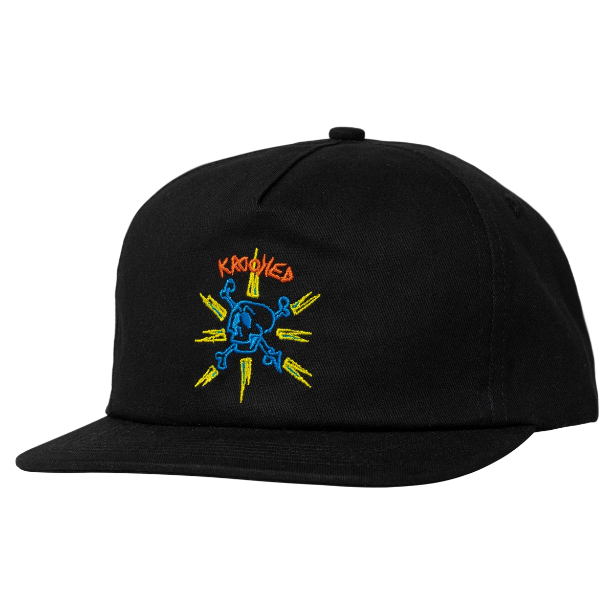 Krooked Style KR Snapback - Black