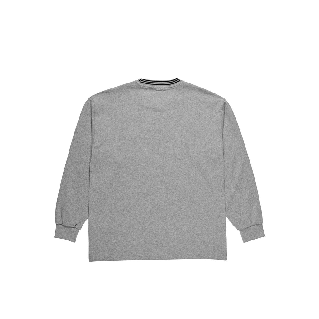 Polar Striped Rib Longsleeve Tee - Heather Grey