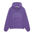 Stussy Embroidered Relaxed Hood - Purple