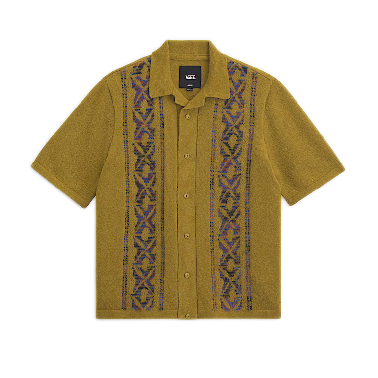 Vans Wheeler Polo Sweater - Burnt Gold Yellow