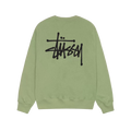 Stussy Basic Crewneck - Moss