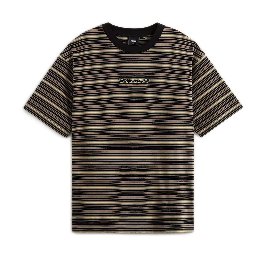 Vans Cameron Stripe Tee - Walnut