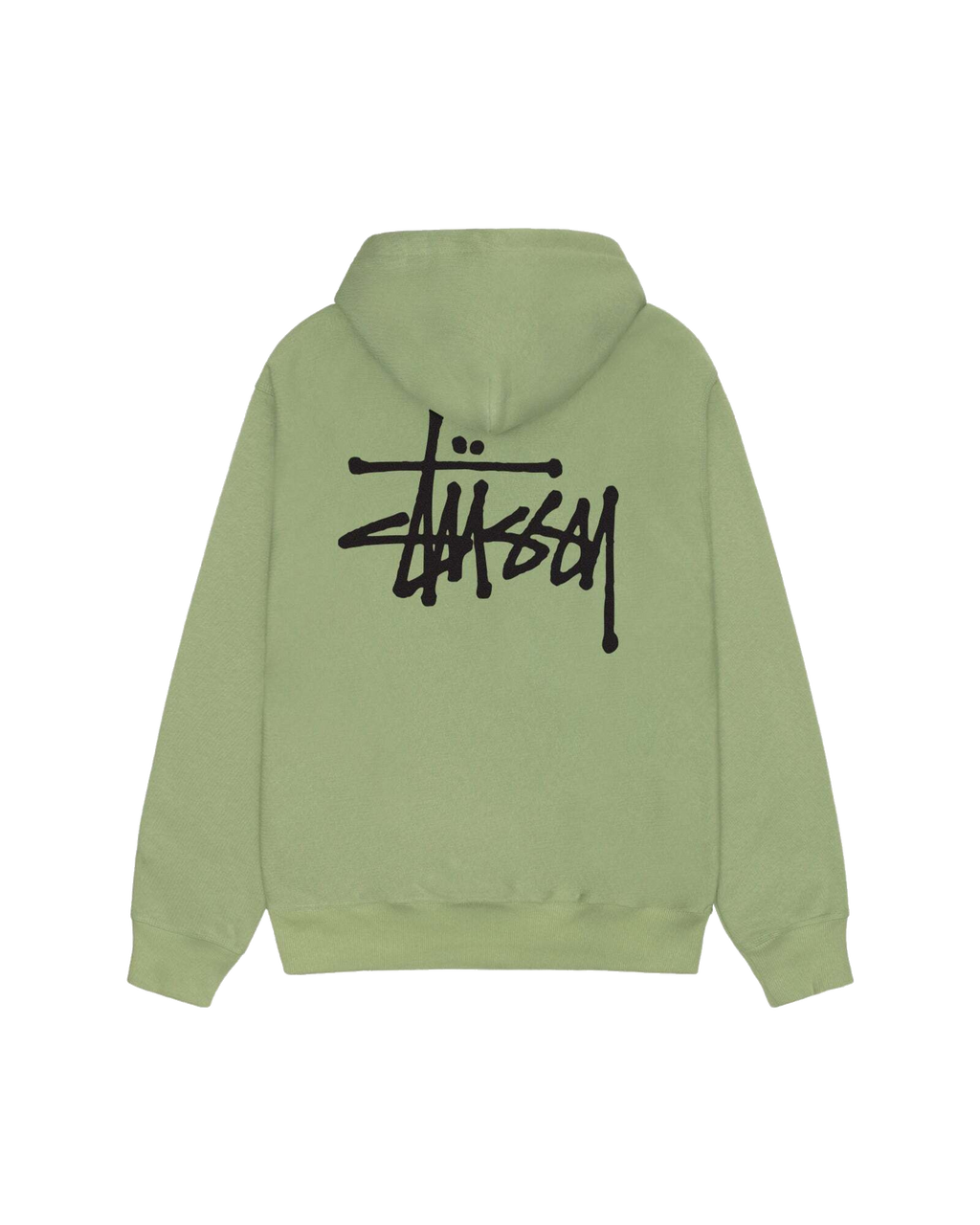 Stussy Basic Zip Hoodie - Moss