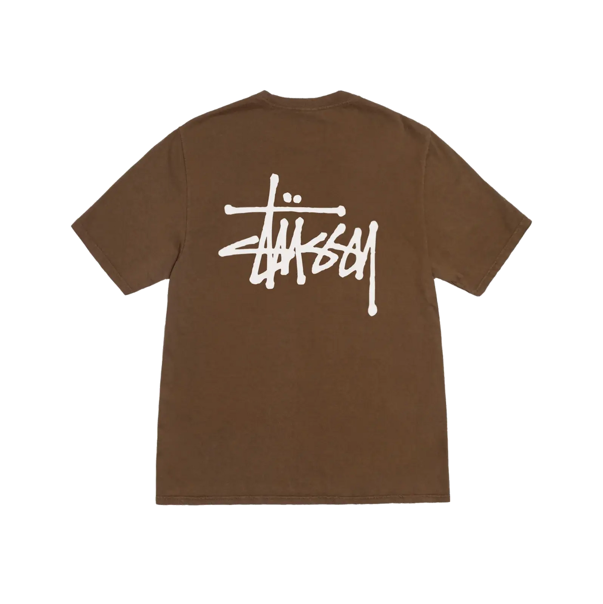 Stussy Basic Pigment Dyed Tee - Brown