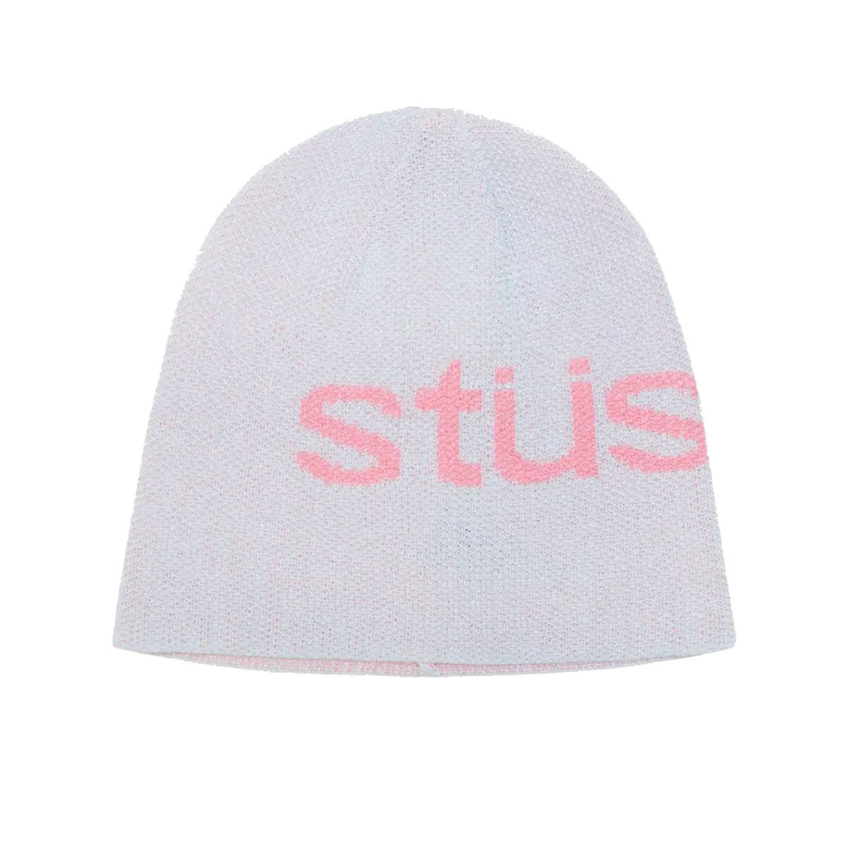 Stussy Helvetica UV Skullcap Beanie - White
