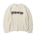 Fucking Awesome Drip Logo Sweater - Cream