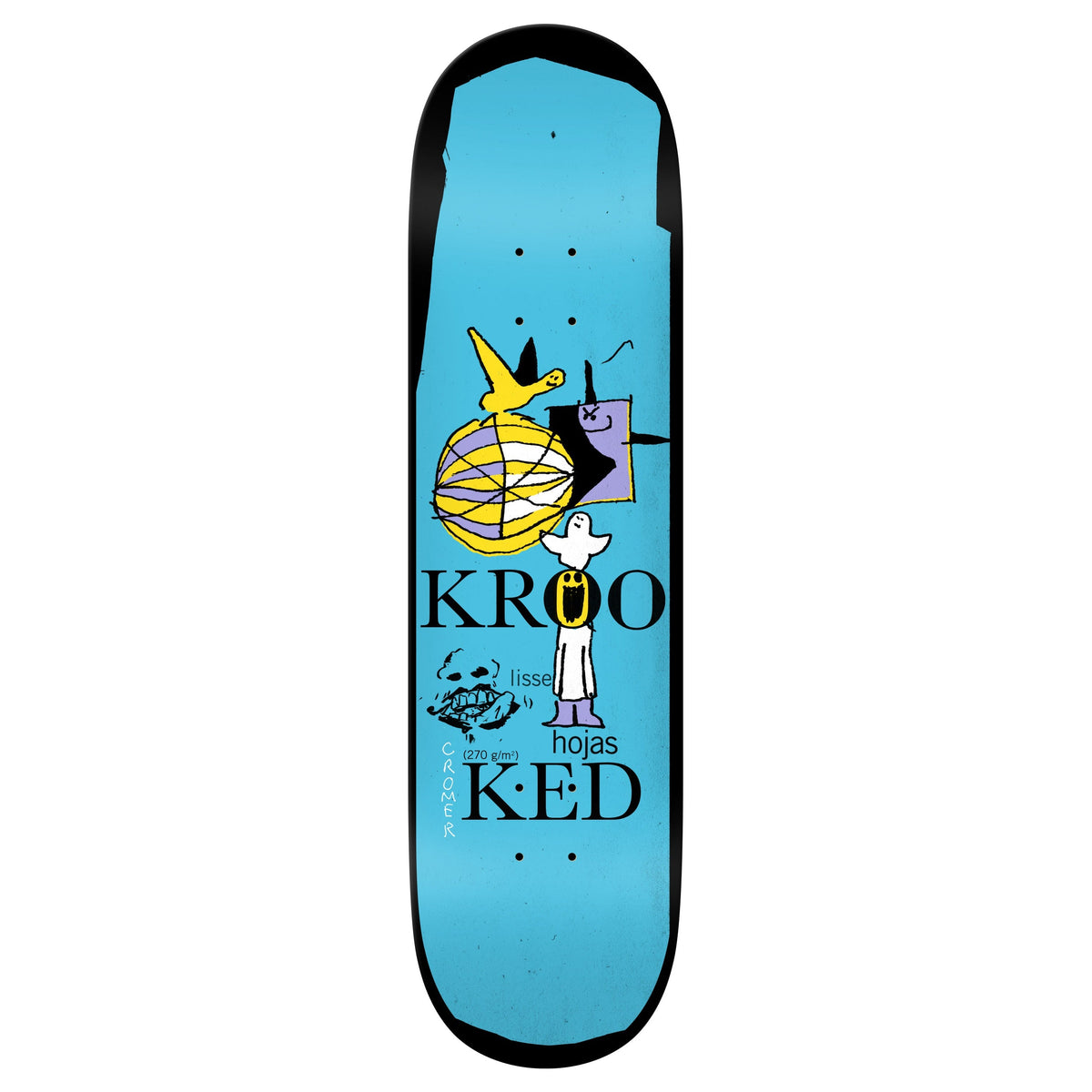 Krooked Cromer Hojas Deck - 8.5