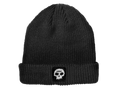 Zero Skull Patch Beanie - Black
